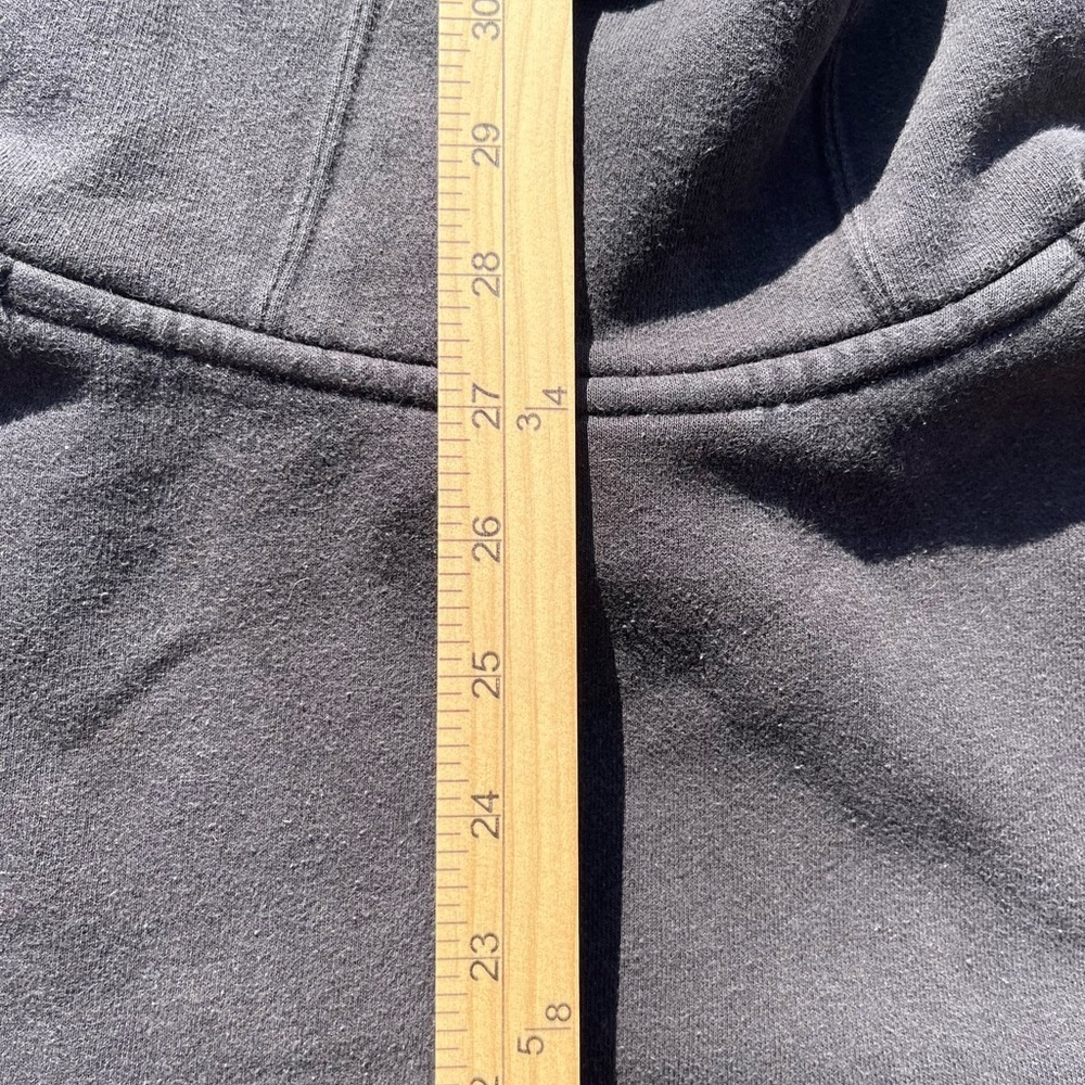 Men's Nike Hoodie Black Swish Logo 2XL Pocket Pullover Cotton Streetwear Active - Picture 12 of 12